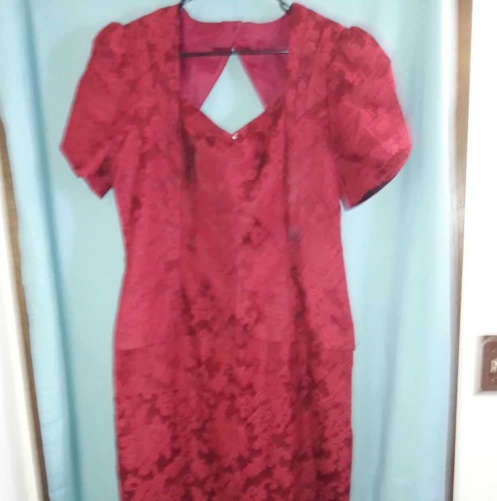 Red dress